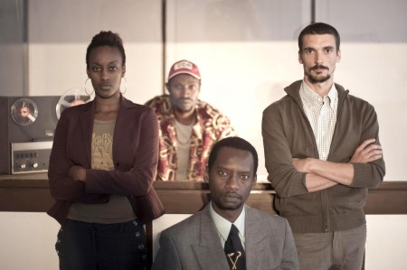 Afazali Dewaele, Sébastien Foucault, Estelle Marion, Nancy Nkusi, Diogène Ntarindwa. Photo: Daniel Seiffert